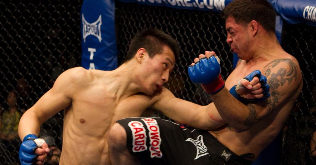 Martial Arts Clique MartialArtsClique Full fight video Leonard Garcia and ‘Korean Zombie have all out war in WEC classic Full fight video: Leonard Garcia and ‘Korean Zombie’ have all-out war in WEC classic