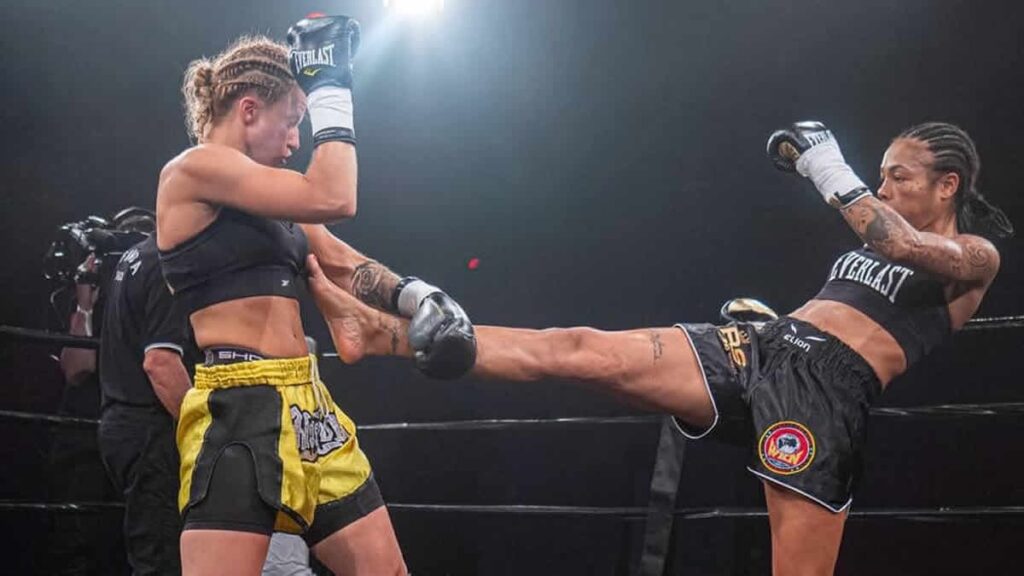 Martial Arts Clique MartialArtsClique Christelle Barbot vs Andrea Salazar for WKN Intercontinental title tops VBS 4 FIGHTMAG Christelle Barbot vs Andrea Salazar for WKN Intercontinental title tops VBS 4 - FIGHTMAG