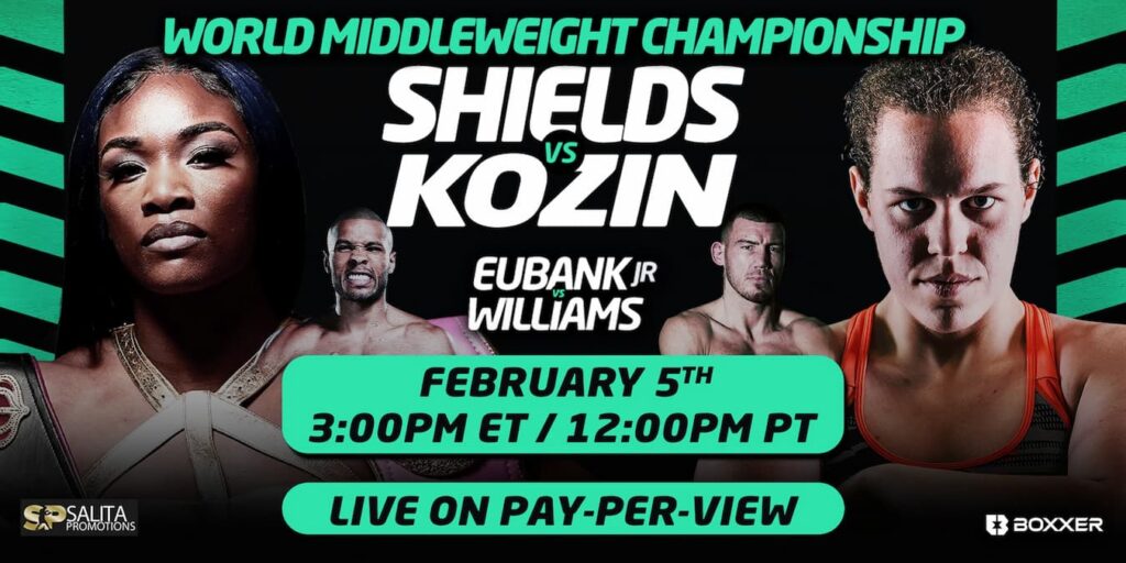 Martial Arts Clique MartialArtsClique Claressa Shields vs Ema Kozin live stream start time how to watch undercard FIGHTMAG Claressa Shields vs Ema Kozin live stream, start time, how to watch, undercard - FIGHTMAG