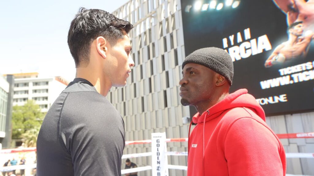 Martial Arts Clique MartialArtsClique Ryan Garcia If he can take a shot it will be a good fight if he cant he will be out of there very quick FIGHTMAG Ryan Garcia: If he can take a shot, it will be a good fight - if he can't, he will be out of there very quick - FIGHTMAG