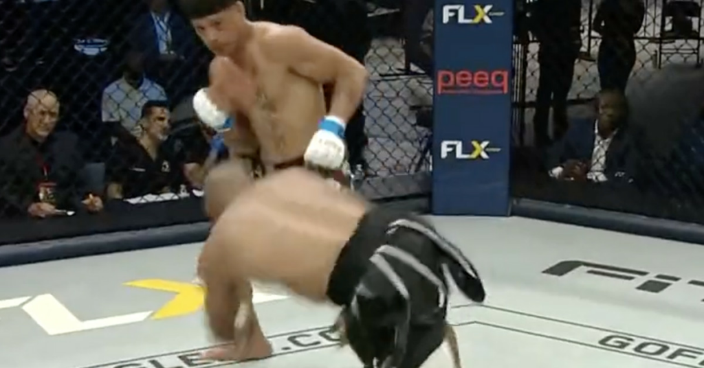 Martial Arts Clique MartialArtsClique Eagle FC 47 video Maki Pitolo retires Doug Usher with vicious 30 second faceplant KO Eagle FC 47 video: Maki Pitolo retires Doug Usher with vicious 30-second faceplant KO