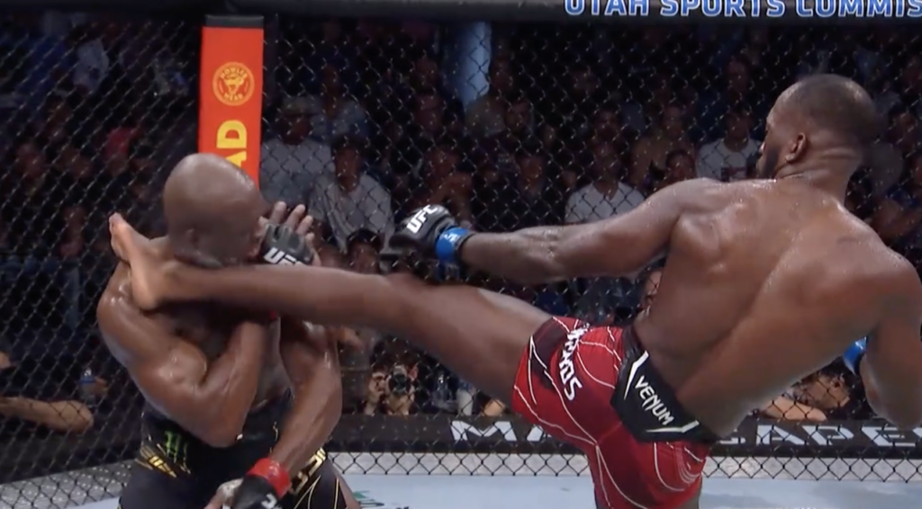 Martial Arts Clique kick4 The head kick from hell! Leon Edwards UFC 278